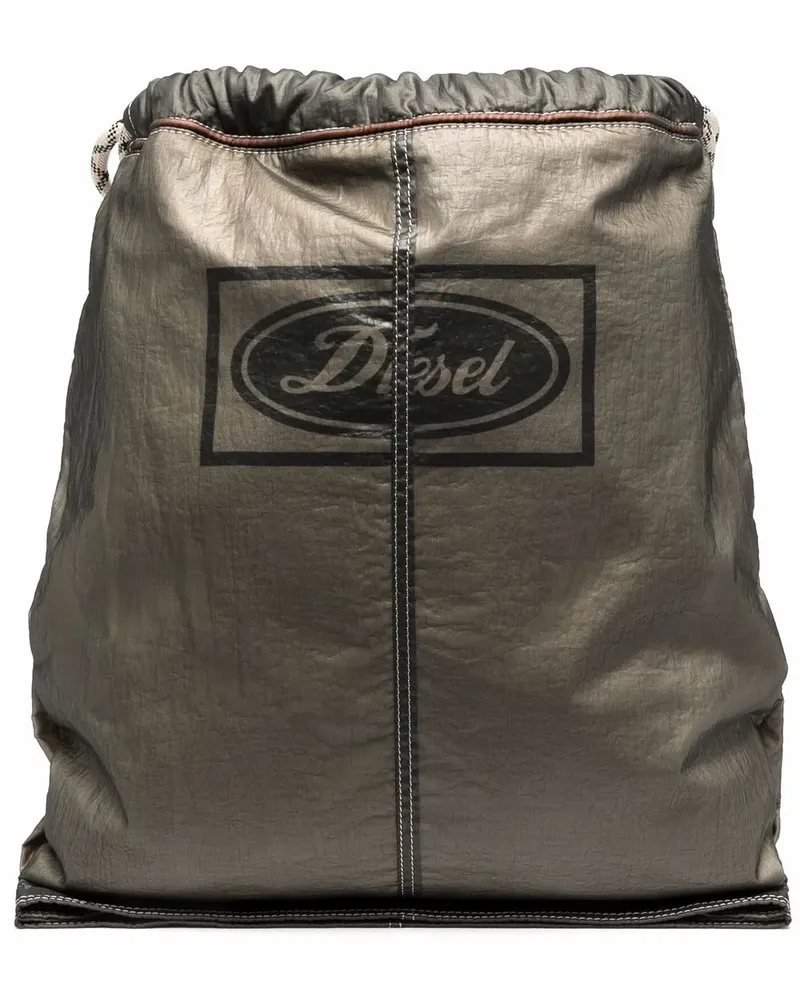 Diesel Rucksack mit Kordelzug - Grün Grün