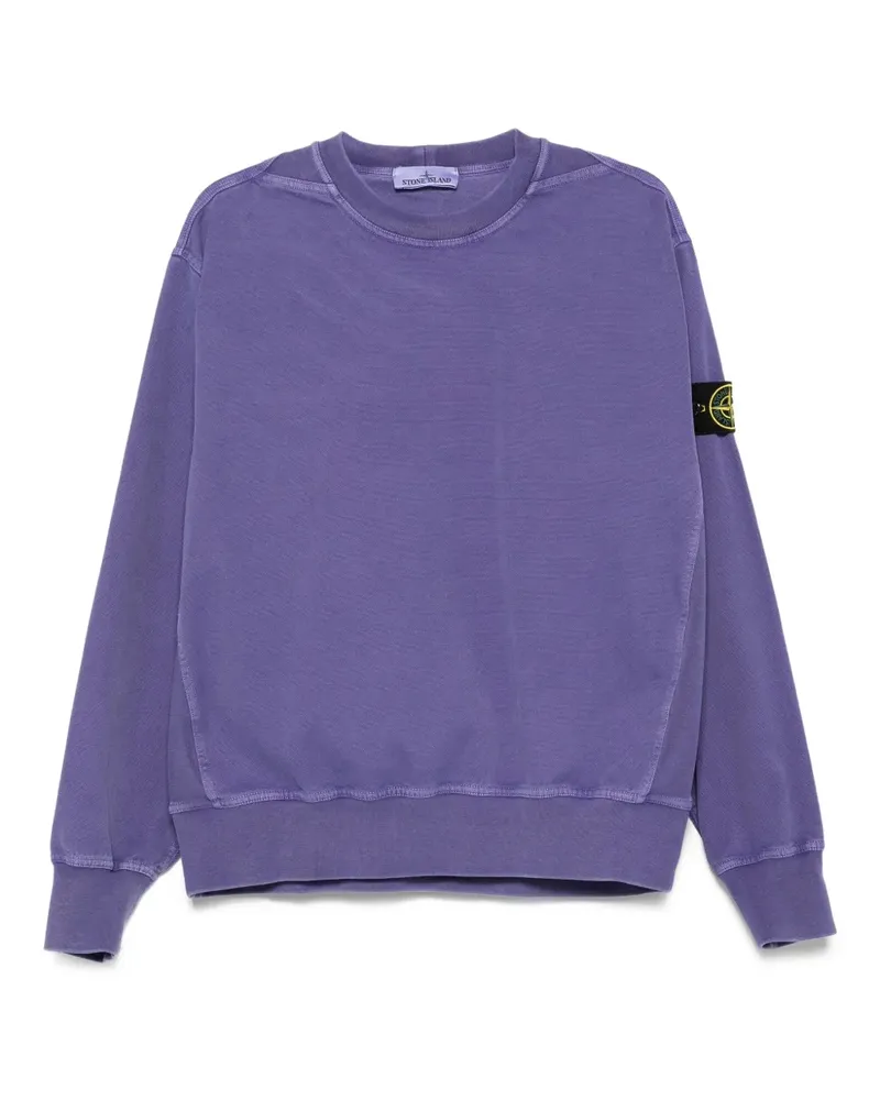 Stone Island Sweatshirt mit Kompass-Motiv - Violett Violett