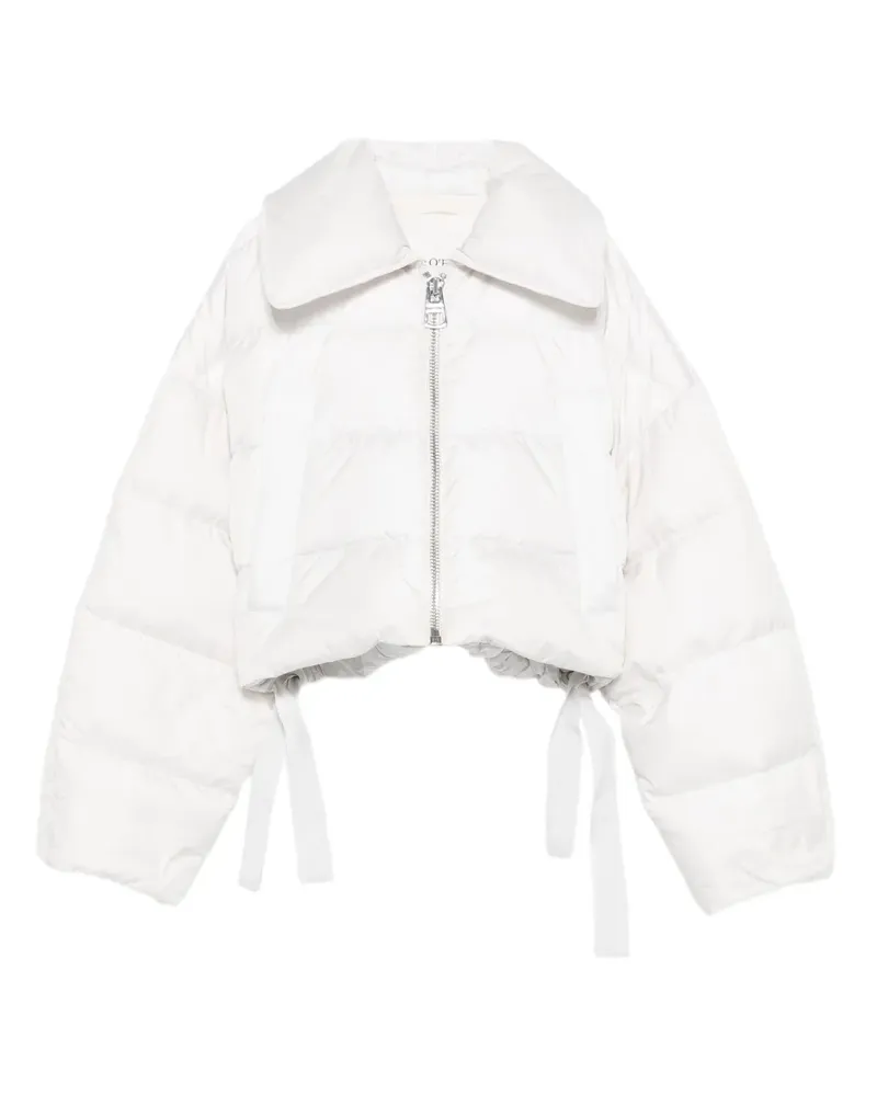 Marc O'Polo Wattierte Jacke mit Kordelzug - Weiß Weiß