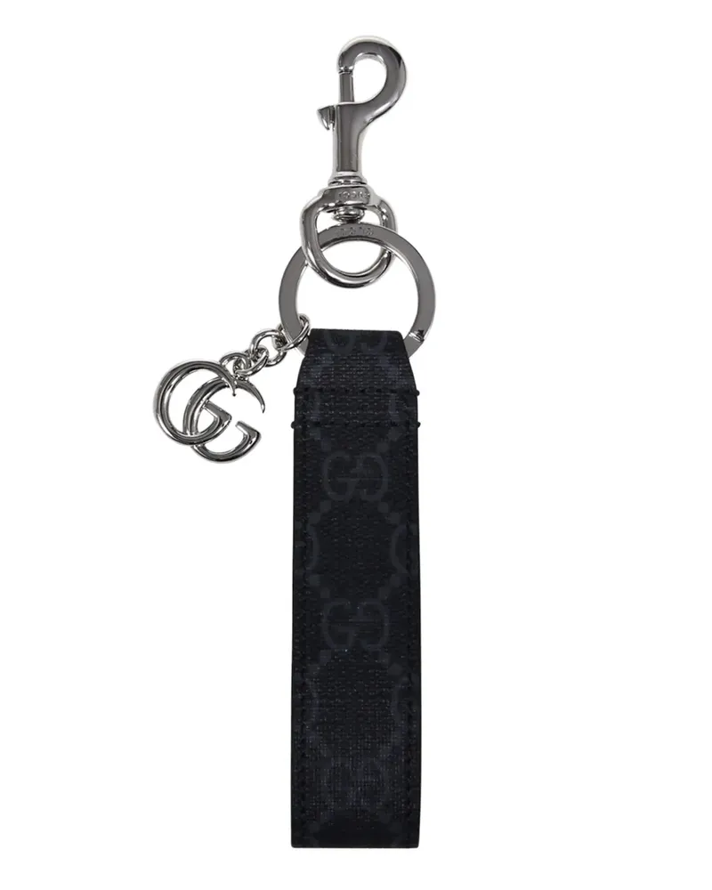 Gucci Schlüsselanhänger mit GG - Schwarz Schwarz