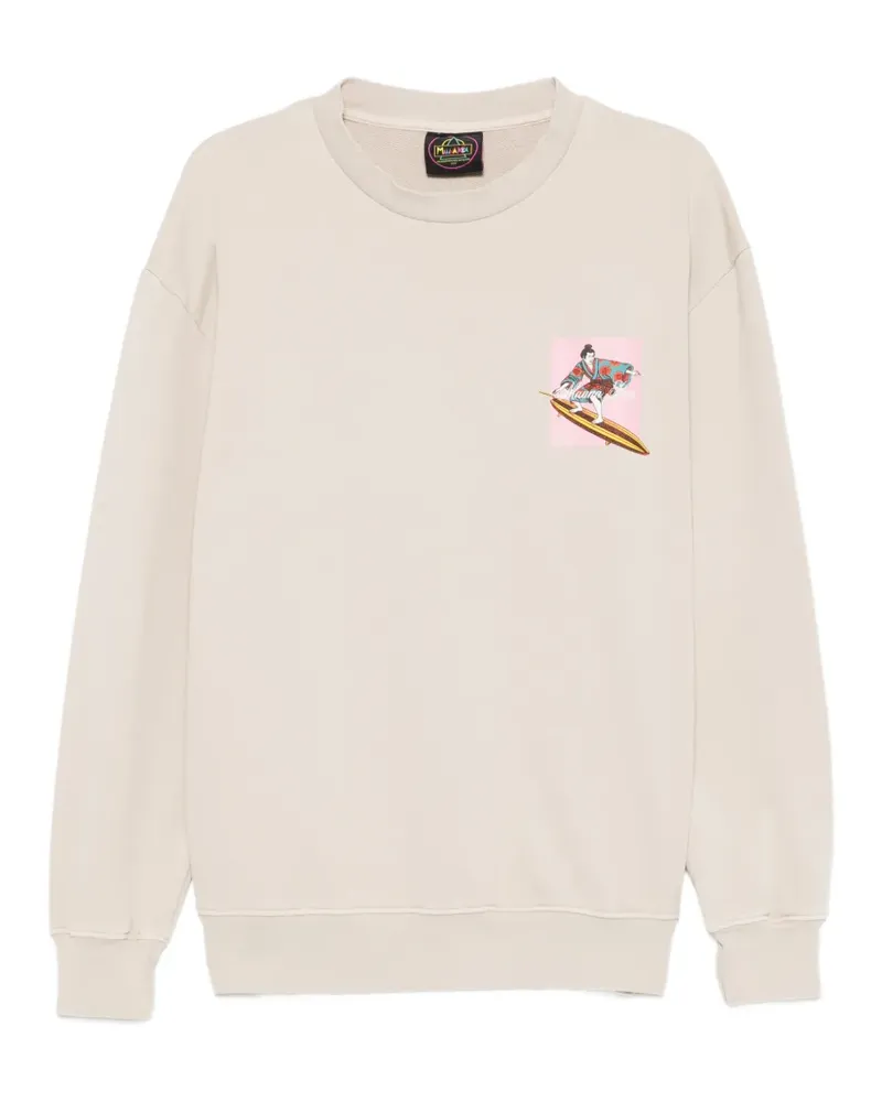 MAUNA KEA samurai-print sweatshirt - Nude Nude