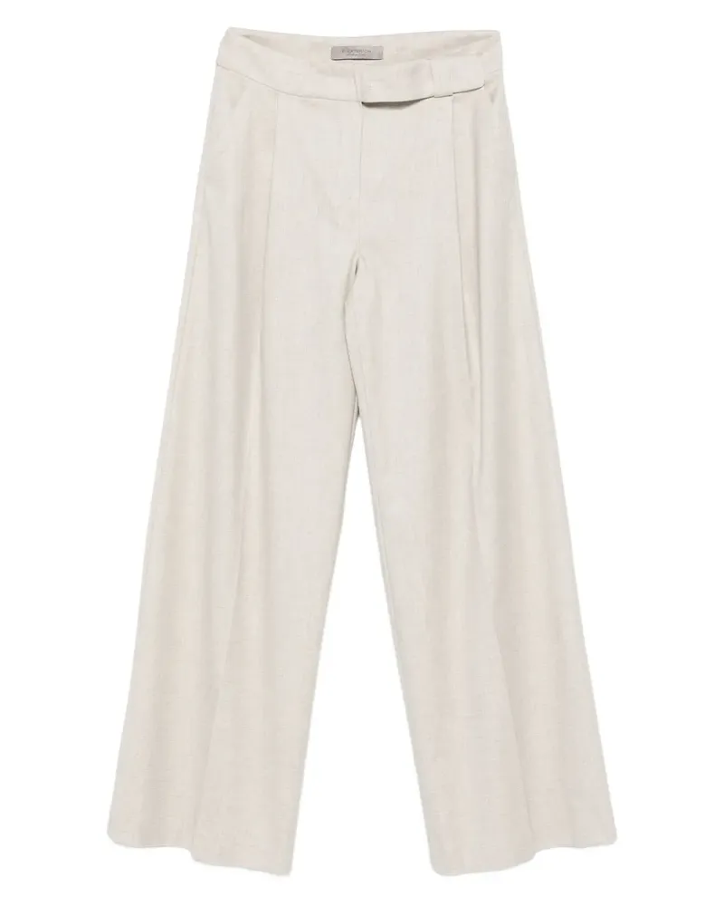D.EXTERIOR Plissierte Hose - Nude Nude