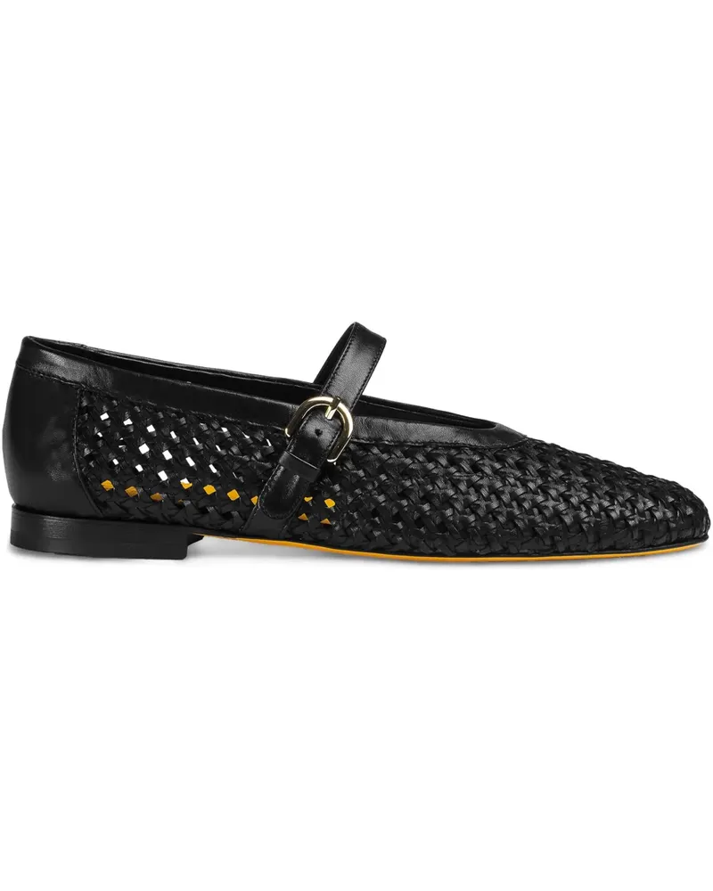 Doucal´s Ballerinas aus Leder - Schwarz Schwarz