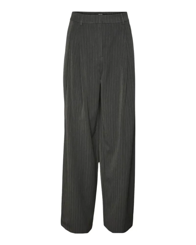 Vero Moda pinstripe wide-leg trousers - Grau Grau
