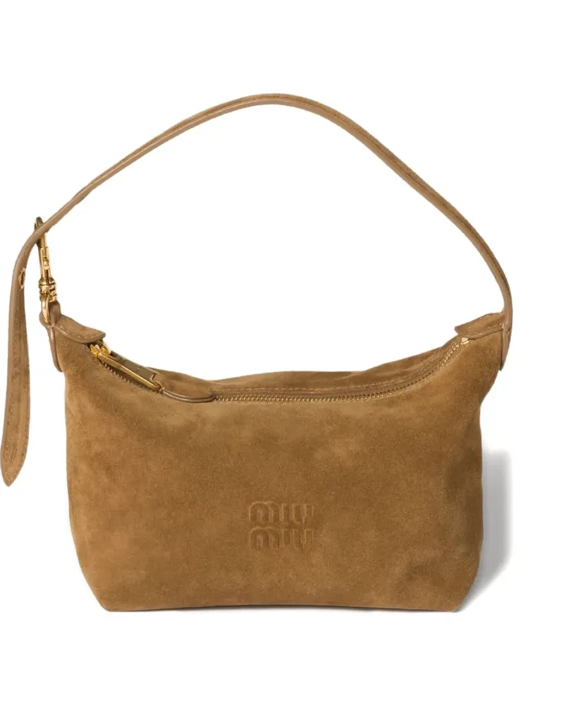 Miu Miu suede mini bag - Braun Braun