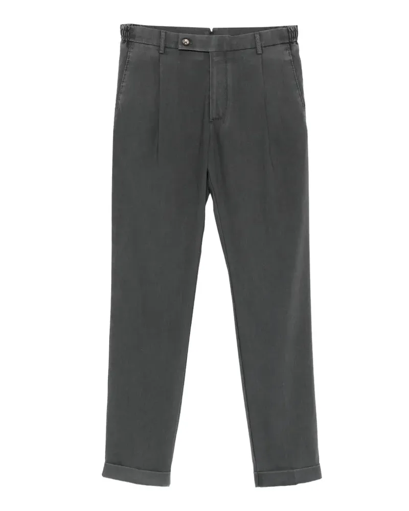 Berwich pleated frosted trousers - Grau Grau