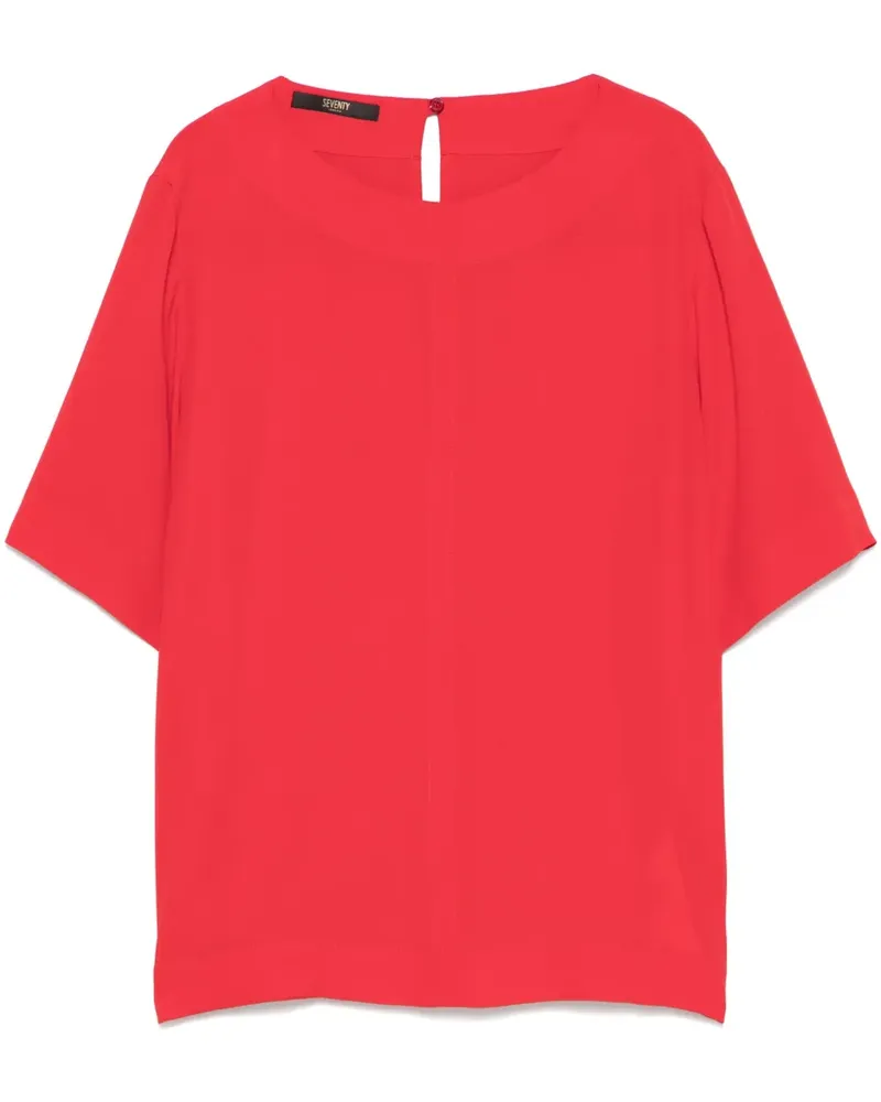 Seventy Kurzärmelige Bluse - Rot Rot
