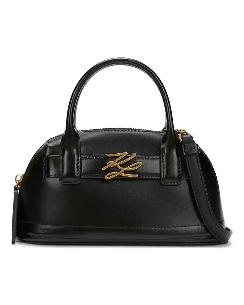 Karl Lagerfeld K/Autograph Bowling Tote Bag - Schwarz Schwarz