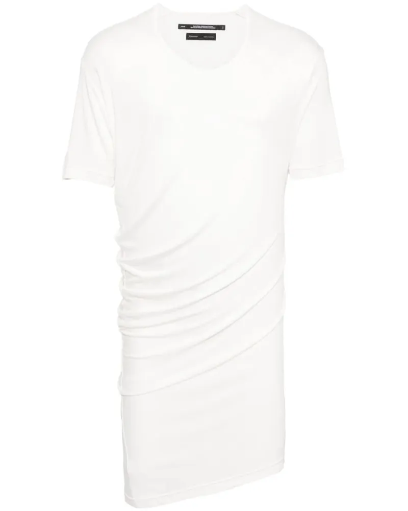Julius Asymmetrisches T-Shirt - Nude Nude
