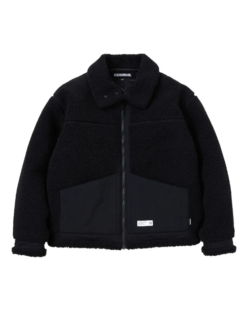 Neighborhood Mantel mit Fleece-Einsätzen - Schwarz Schwarz