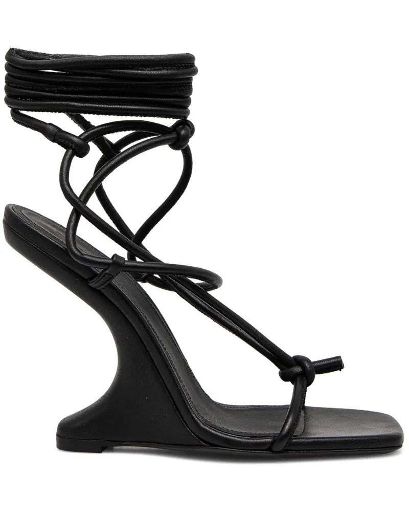Rick Owens Lilies Sandalen mit Design-Absatz 110mm - Schwarz Schwarz