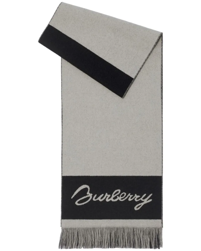 Burberry Schal mit Logo - Nude Nude