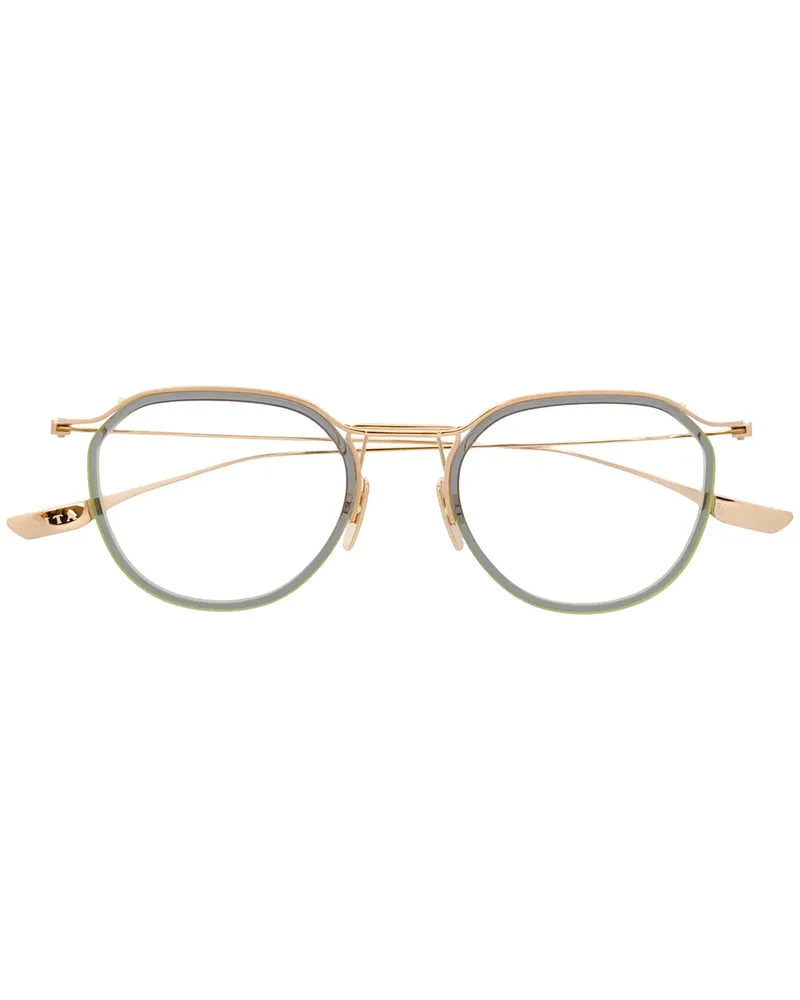 DITA Schema-Two' Brille - Gold Gold