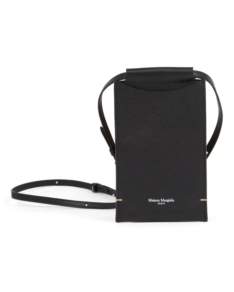 Maison Margiela Four Stitches Handytasche - Schwarz Schwarz