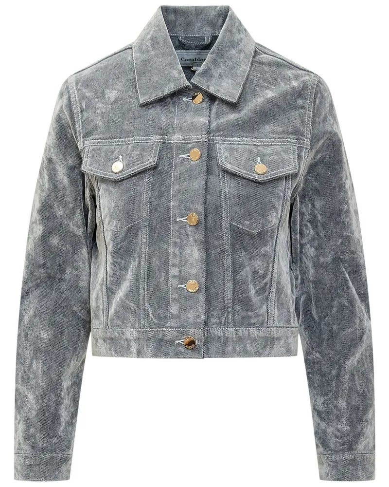 Casablanca Paris Jacke aus Samt - Blau Blau