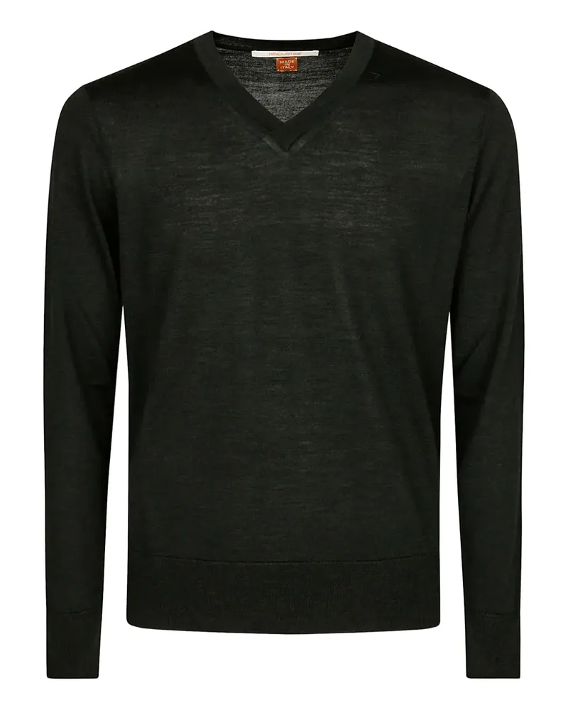 Alpha Industries Pullover mit V-Ausschnitt - Schwarz Schwarz