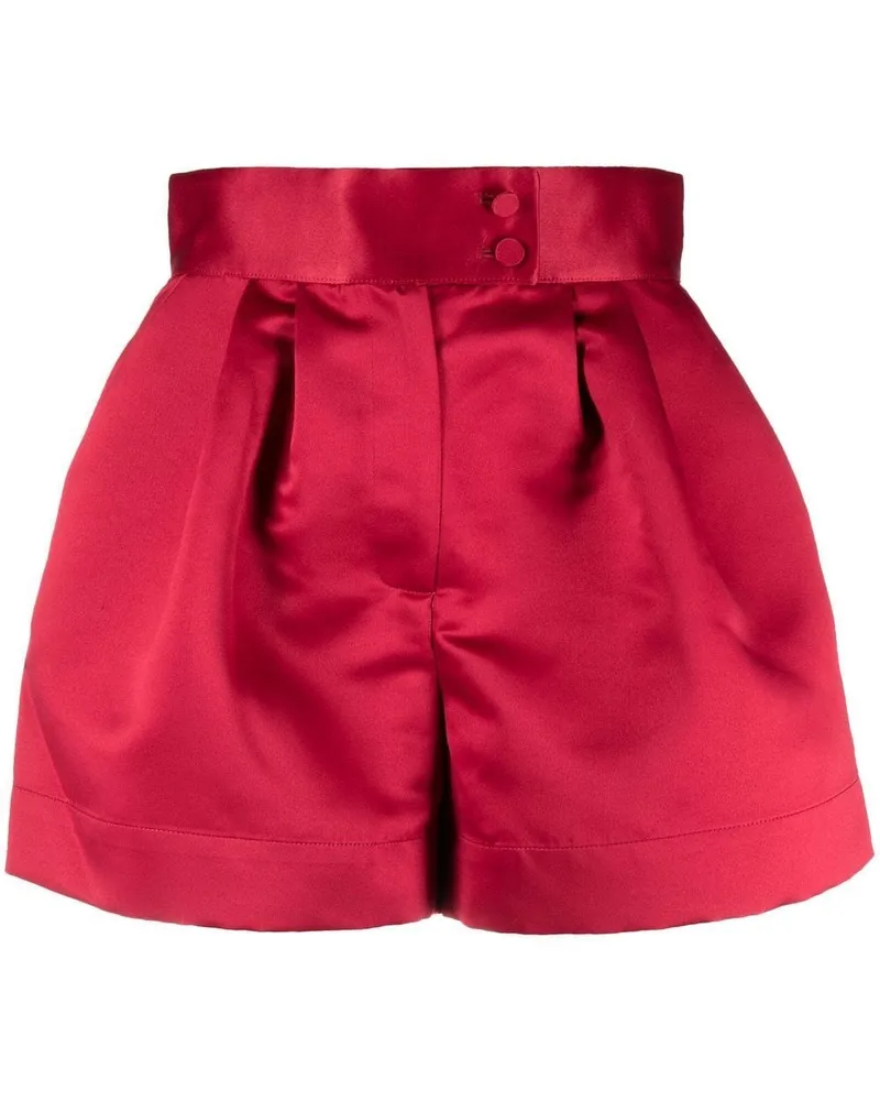 STYLAND Shorts aus Satin Rot