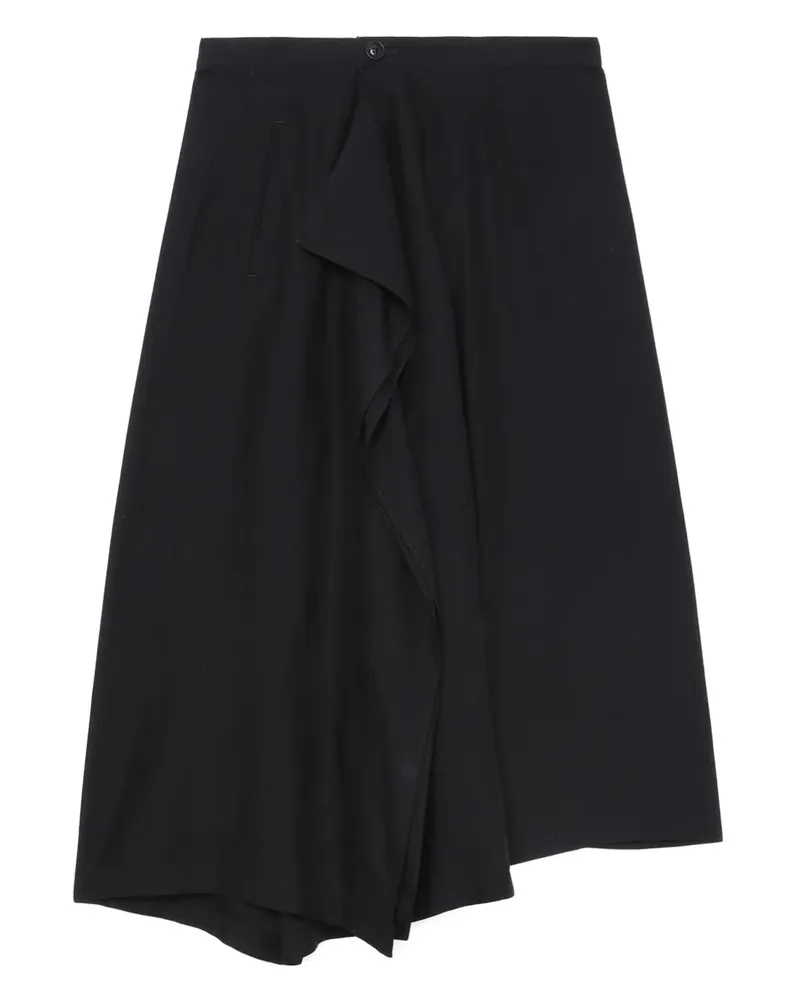 Yohji Yamamoto Klassische Cropped-Hose - Schwarz Schwarz