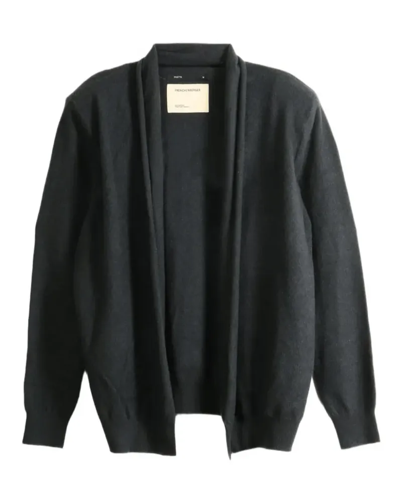 Frenckenberger shawl-collar knitted cardigan - Grau Grau