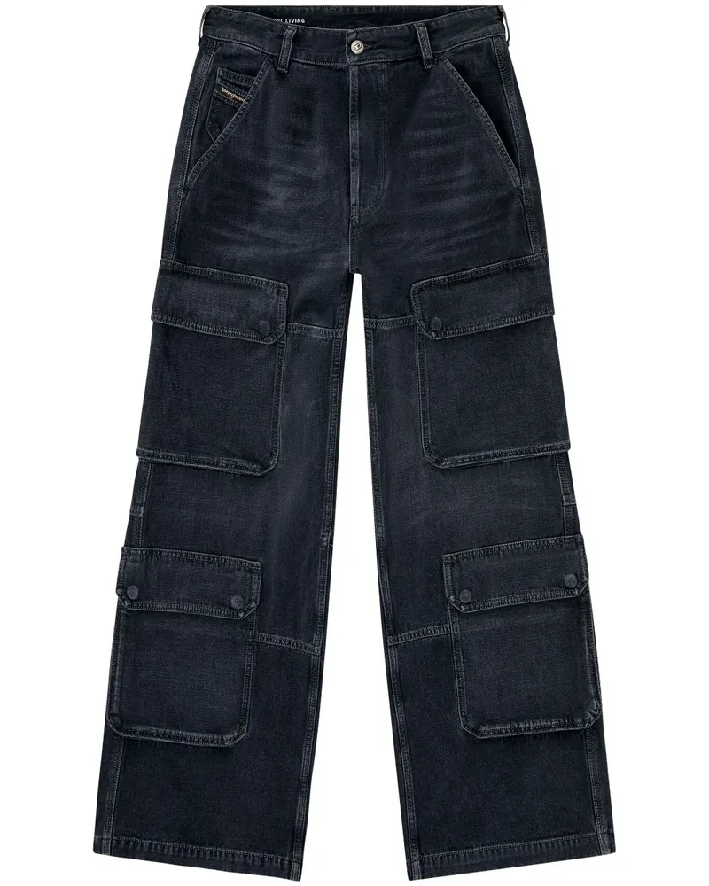 Diesel D-Touch Jeans - Schwarz Schwarz