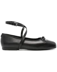 Michael Kors Ballerinas aus Leder Schwarz