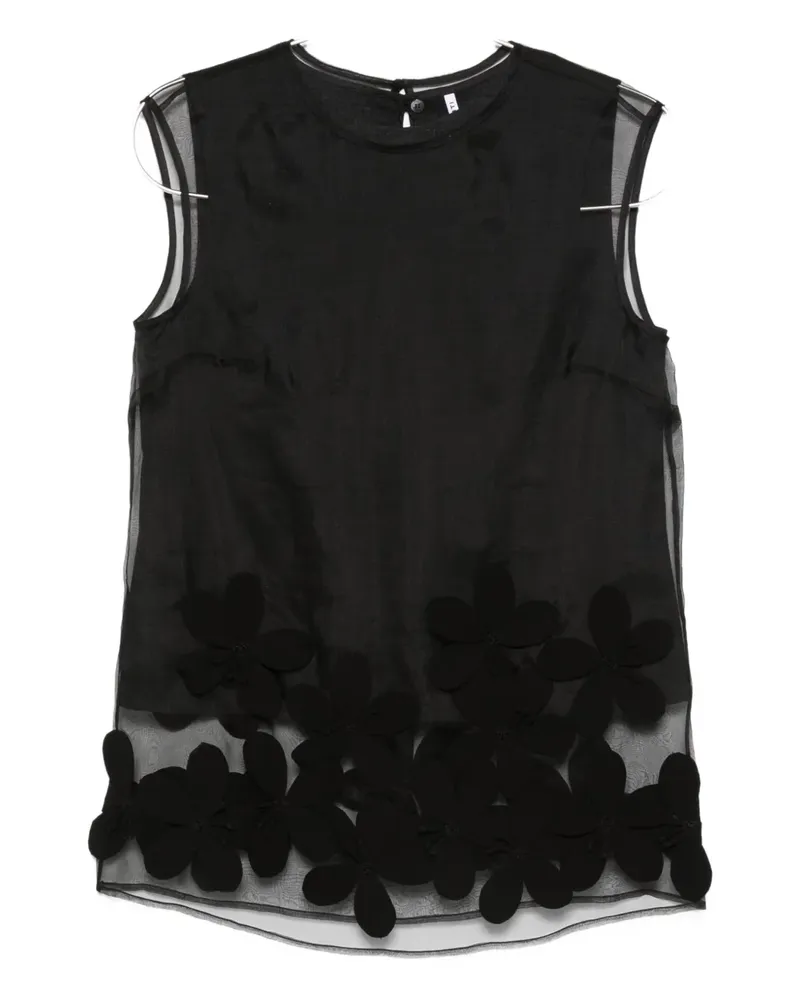 Liviana Conti floral top - Schwarz Schwarz