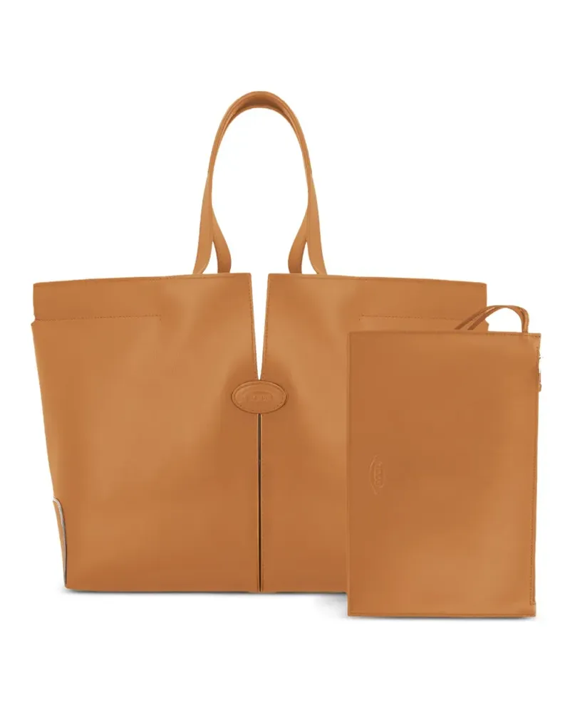 TOD'S Mittelgroße Di Bag Folio Tote Bag - Braun Braun