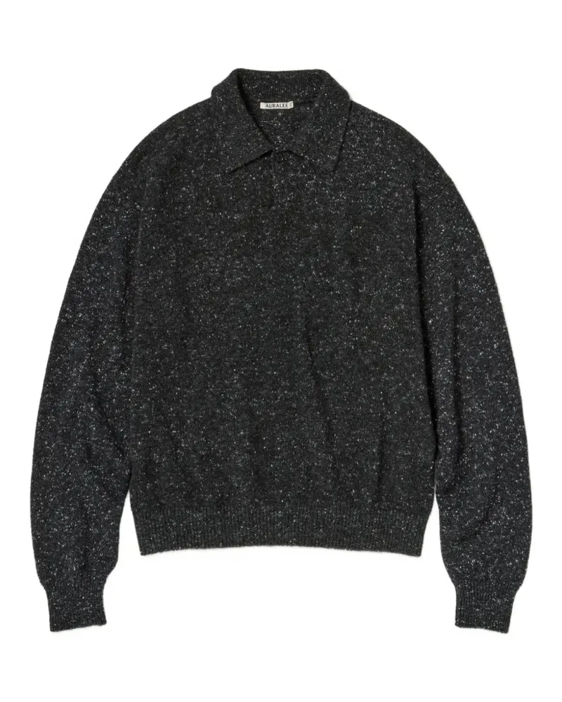 AURALEE cashmere nep-knit sweater - Grau Grau