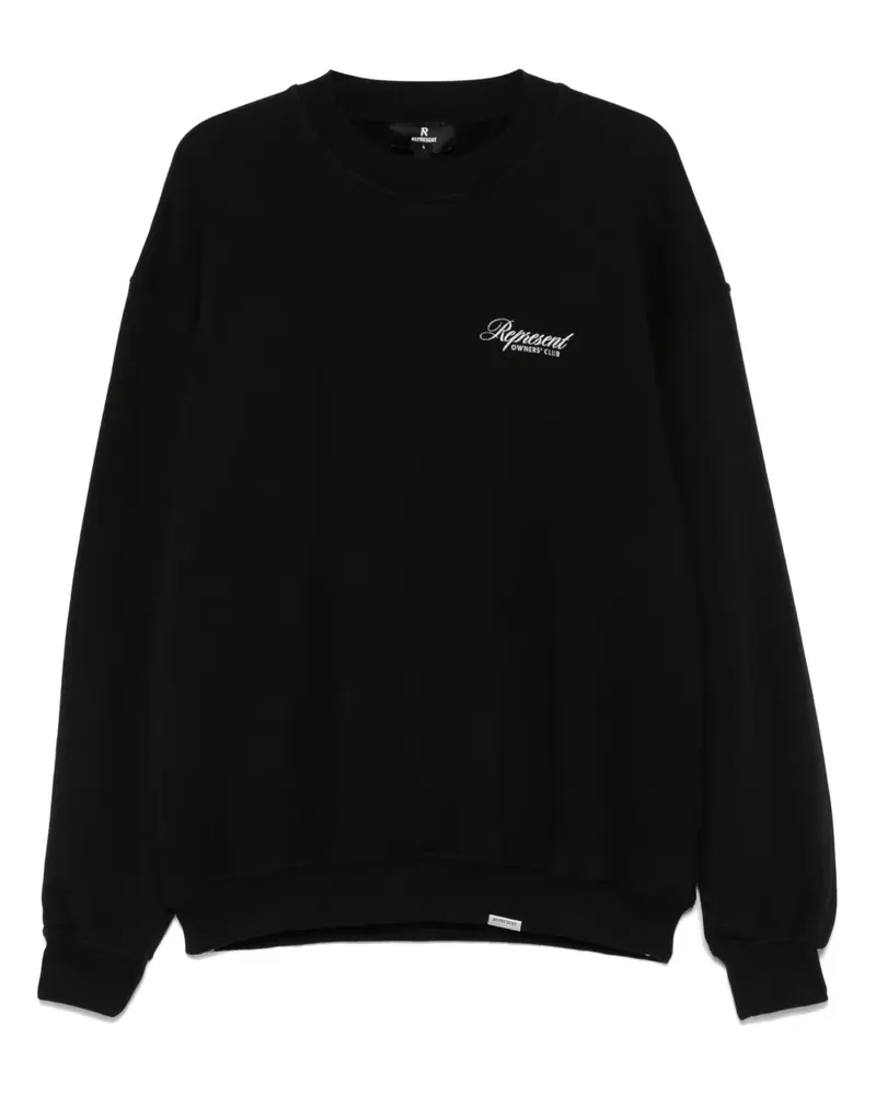 REPRESENT Klassisches Sweatshirt - Schwarz Schwarz