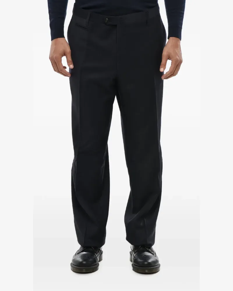 Corneliani geometric-pattern trousers - Blau Blau