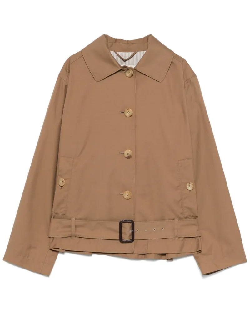 Max Mara Trench Jacke - Braun Braun