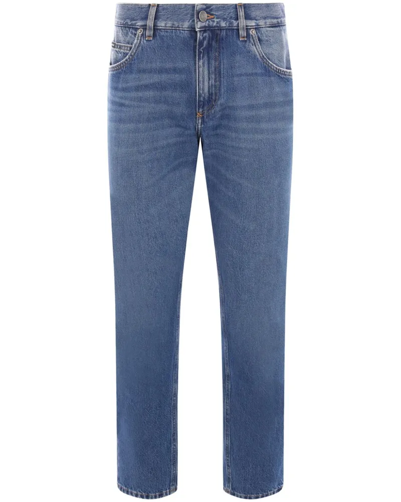 Dolce & Gabbana Jeans mit Logo-Patch - Blau Blau