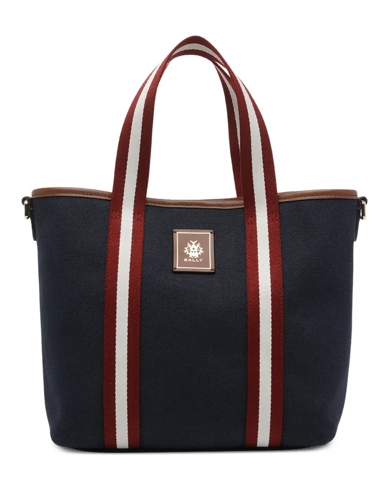 Bally Shopper mit Logo-Streifen - Blau Blau