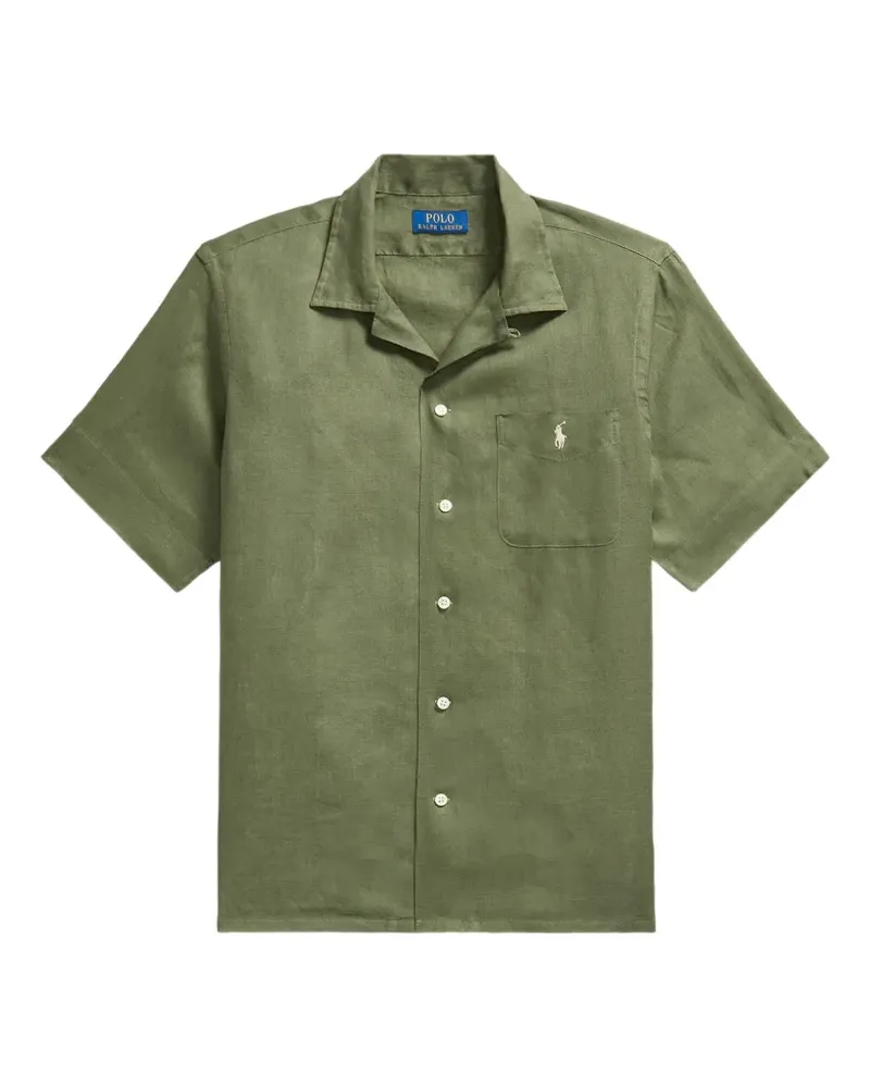 Ralph Lauren short-sleeve pocket linen shirt - Grün Grün