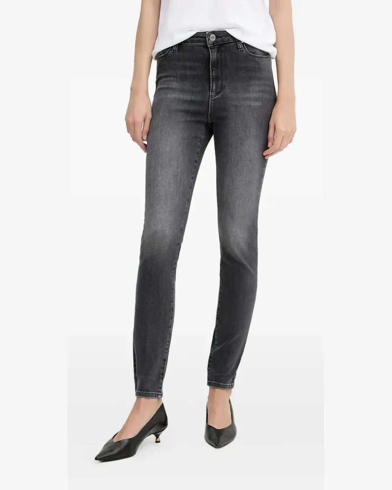 Karl Lagerfeld Jeans mit Logo-Stickerei - Grau Grau