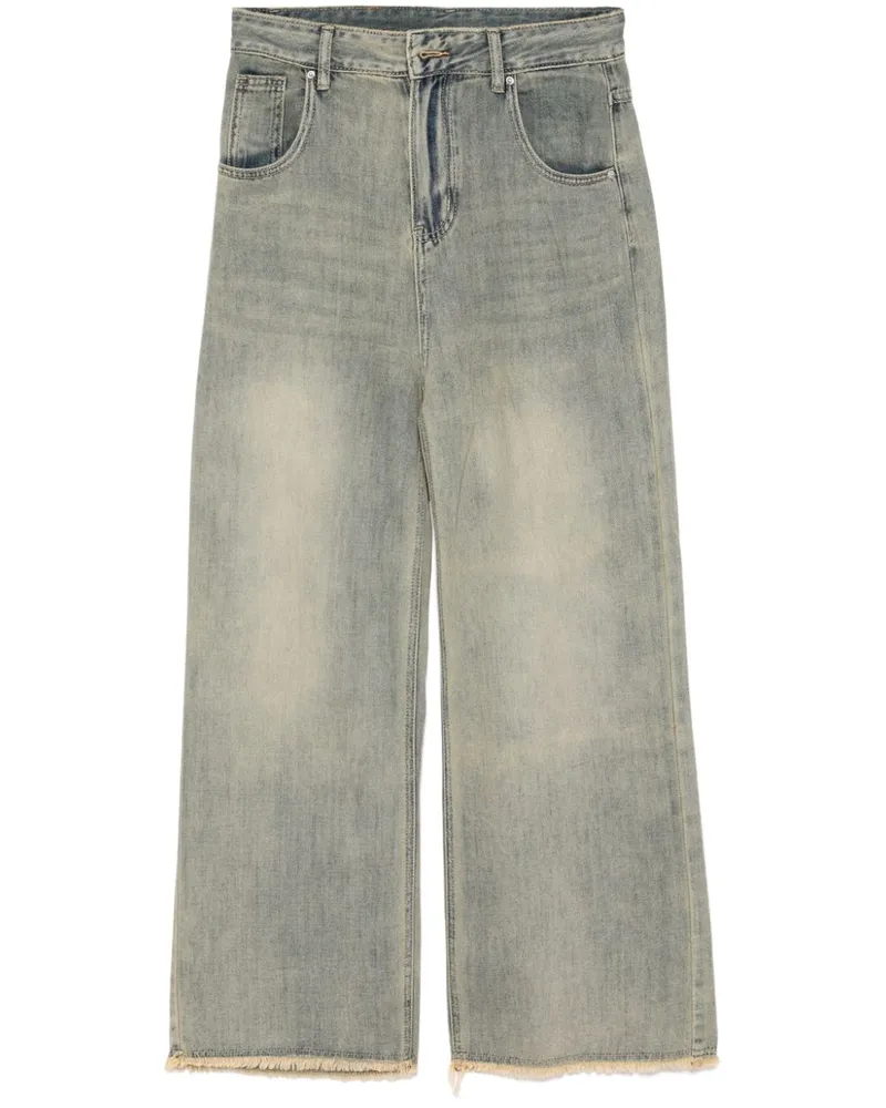 Ground Zero Jeans mit geradem Bein - Blau Blau