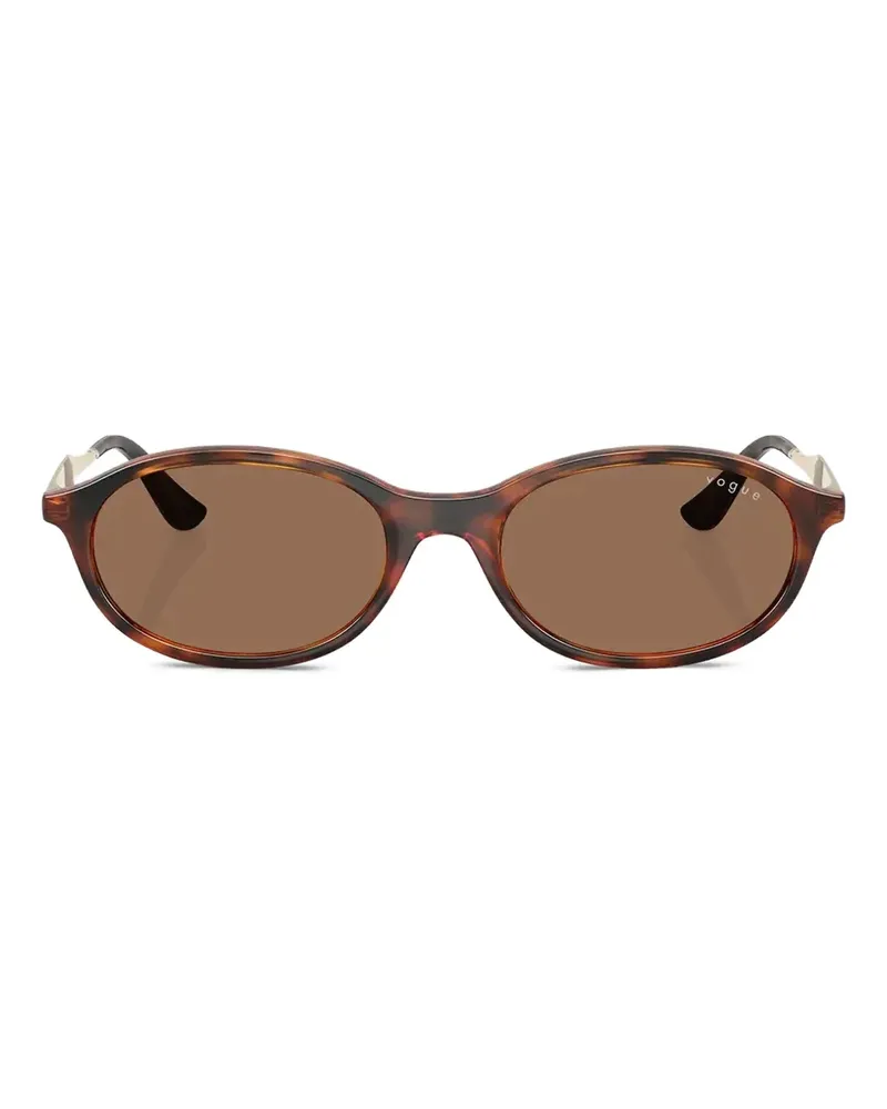 Vogue Sonnenbrille mit ovalem Gestell - Braun Braun