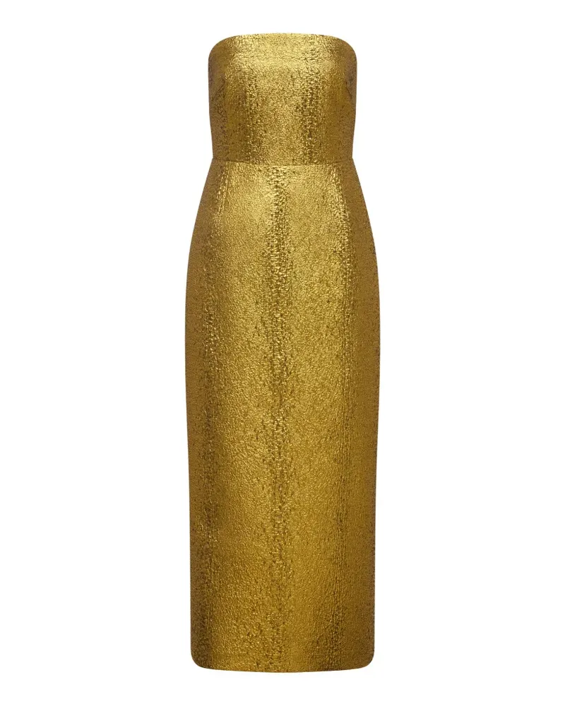 Simon Miller Verdelle strapless midi dress - Gold Gold
