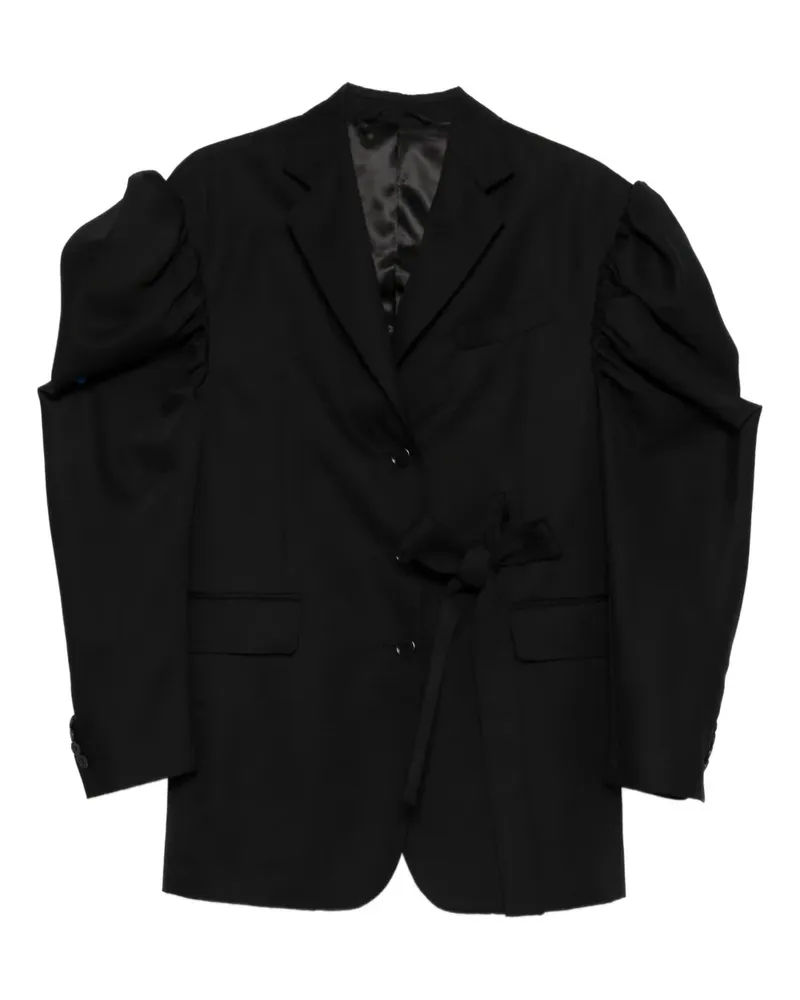 Simone Rocha bow cut-out blazer - Schwarz Schwarz