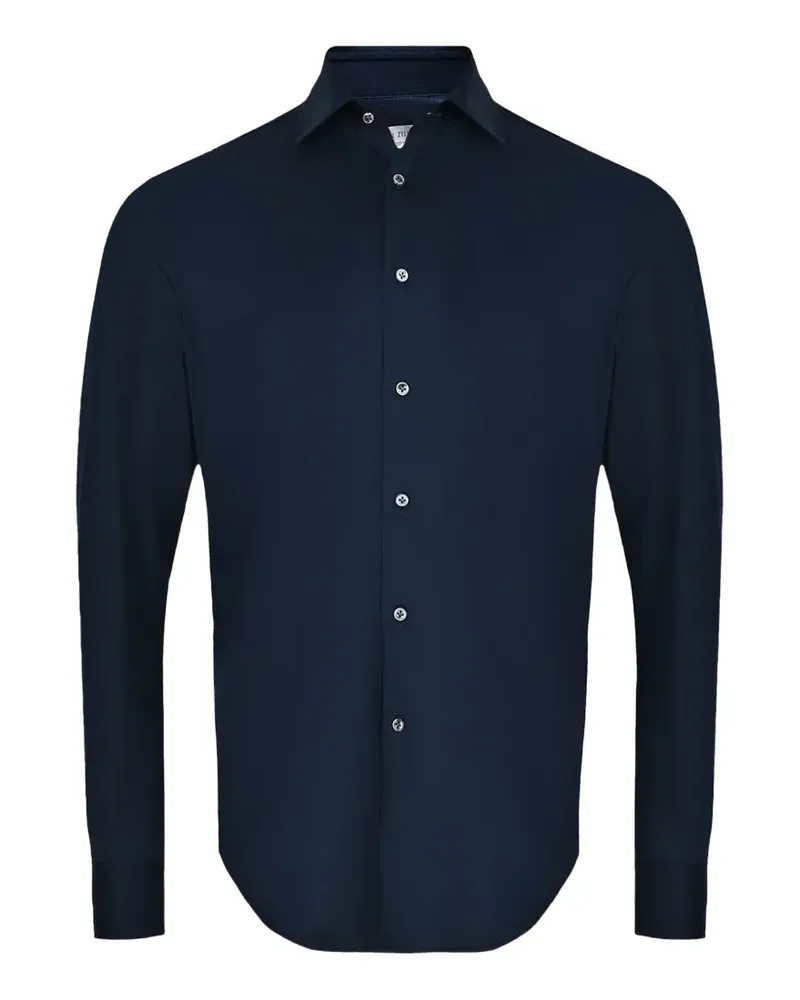 Pal Zileri Geknöpftes Hemd - Blau Blau