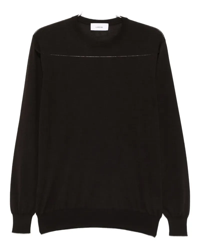 LARDINI Pullover mit Rundhalsausschnitt - Braun Braun