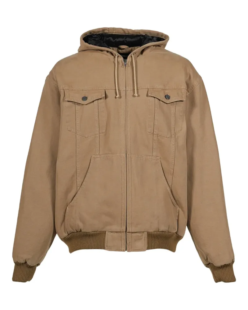 Egonlab Kapuzenjacke mit Taschen - Braun Braun