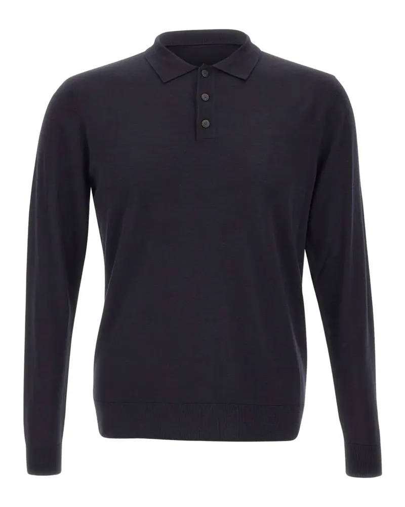 Peuterey wool pool shirt - Blau Blau