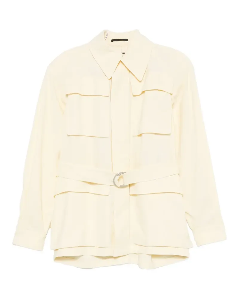 WARDROBE.NYC Safari belted jacket - Gelb Gelb