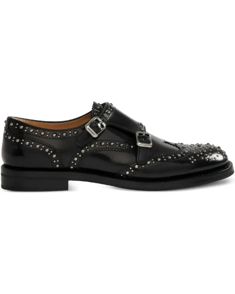 Church's Monk-Schuhe mit Nieten - Schwarz Schwarz