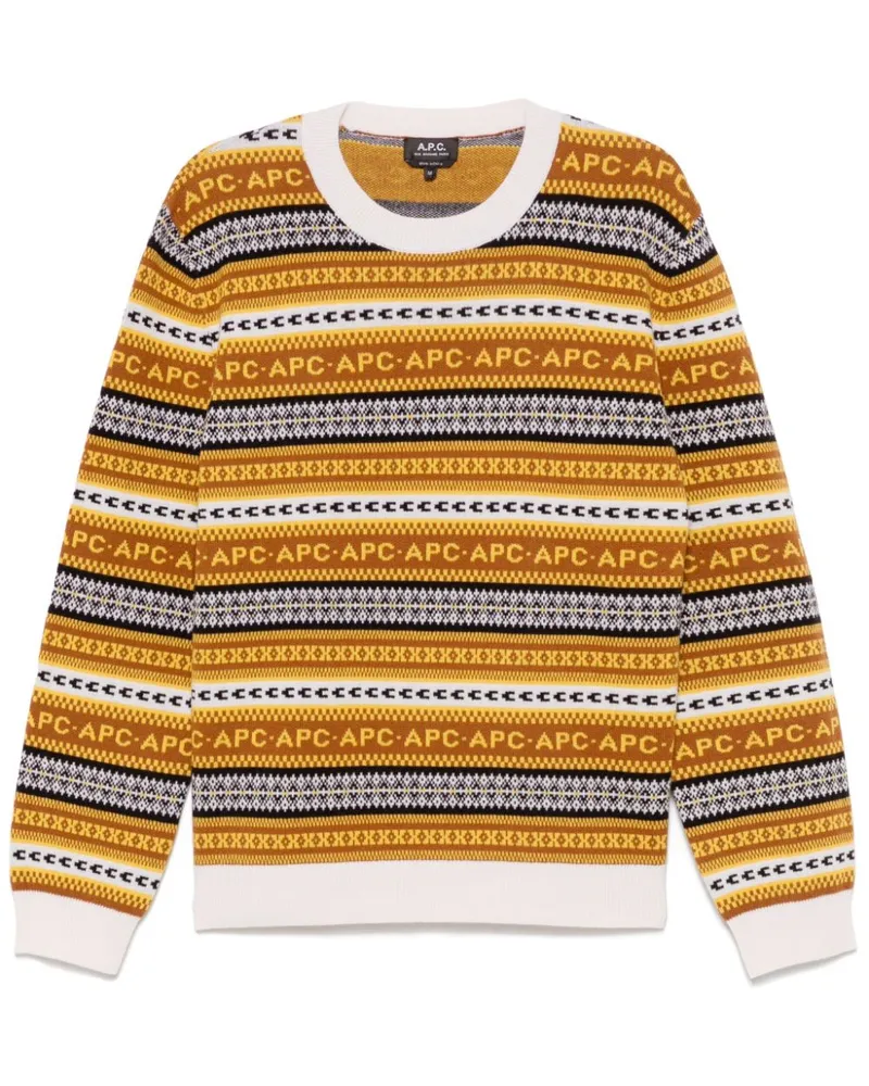 A.P.C. Malcolm Pullover - Braun Braun