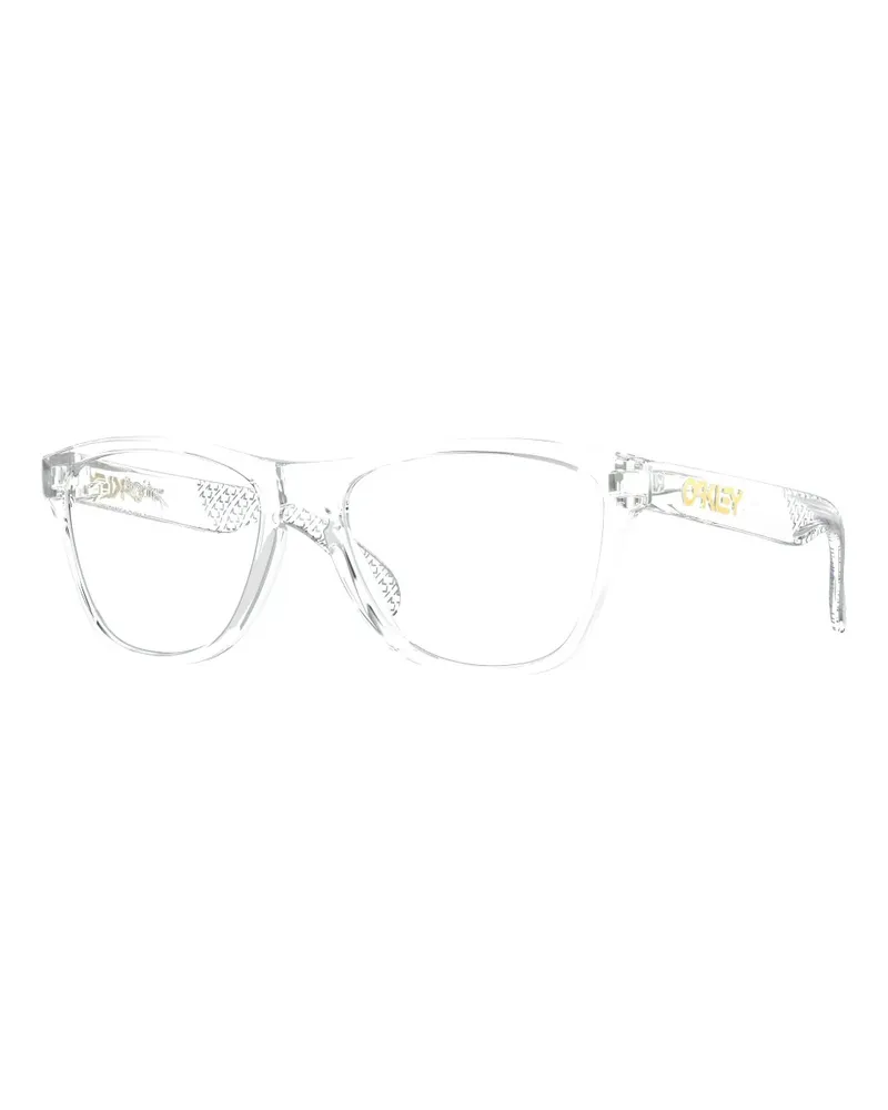 Oakley Sonnenbrille mit eckigem Gestell - Weiß Weiß