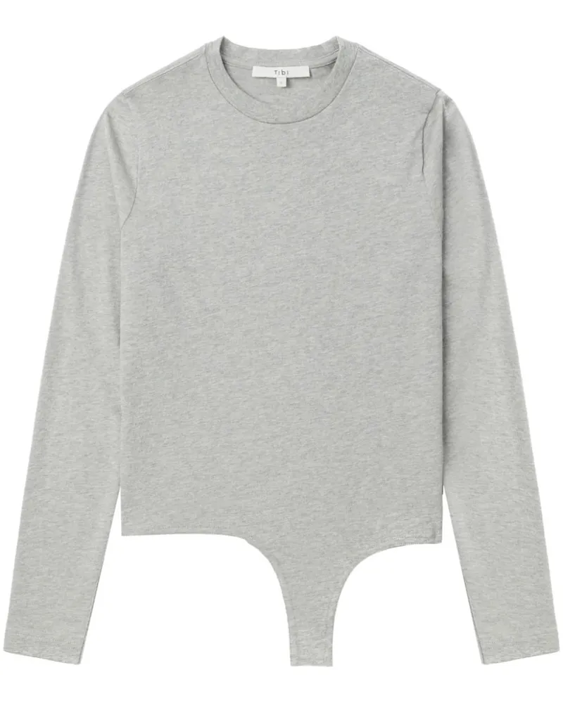 tibi Body aus Baumwolle - Grau Grau