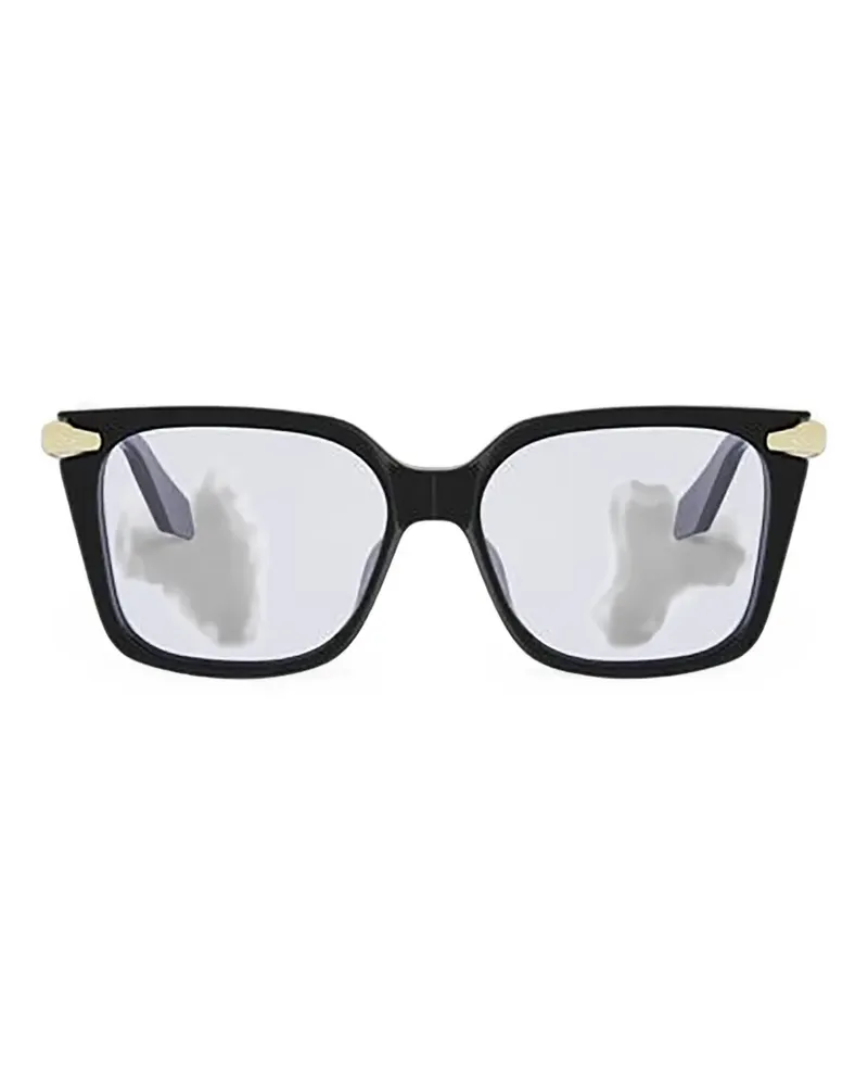 Bulgari Serpenti square-frame glasses - Schwarz Schwarz