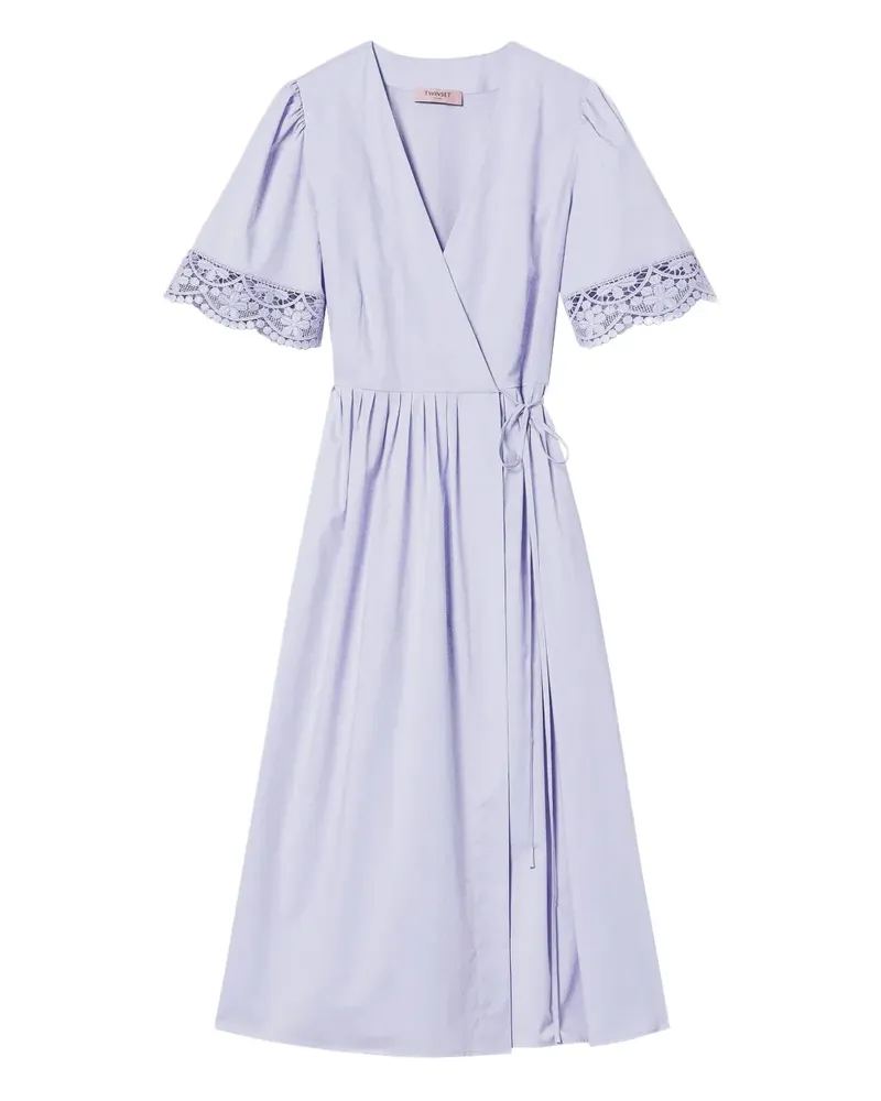 Twin-Set Gewickeltes Kleid - Violett Violett